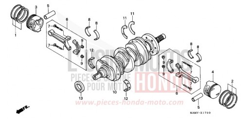 VILEBREQUIN/PISTON GL1500SEW de 1998